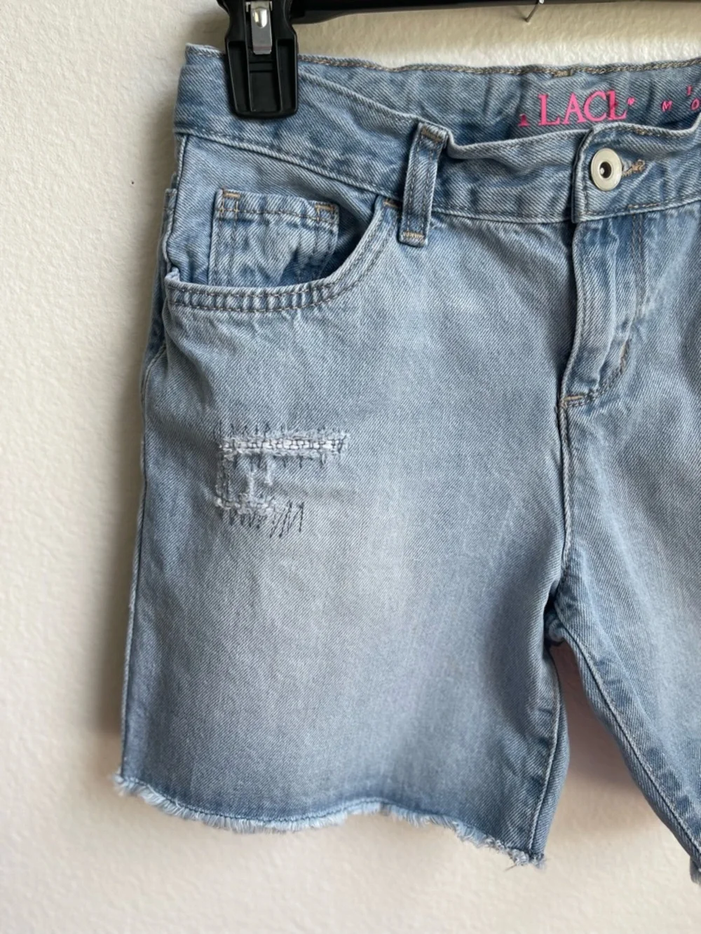 The‎ Children's Place Light Blue Distressed Denim Shorts Size 10